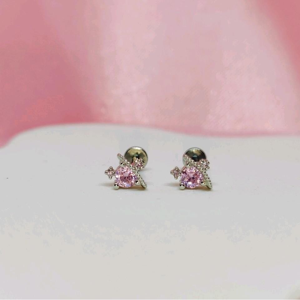 Pink Crystal Saturn Jew By Charmika.shop