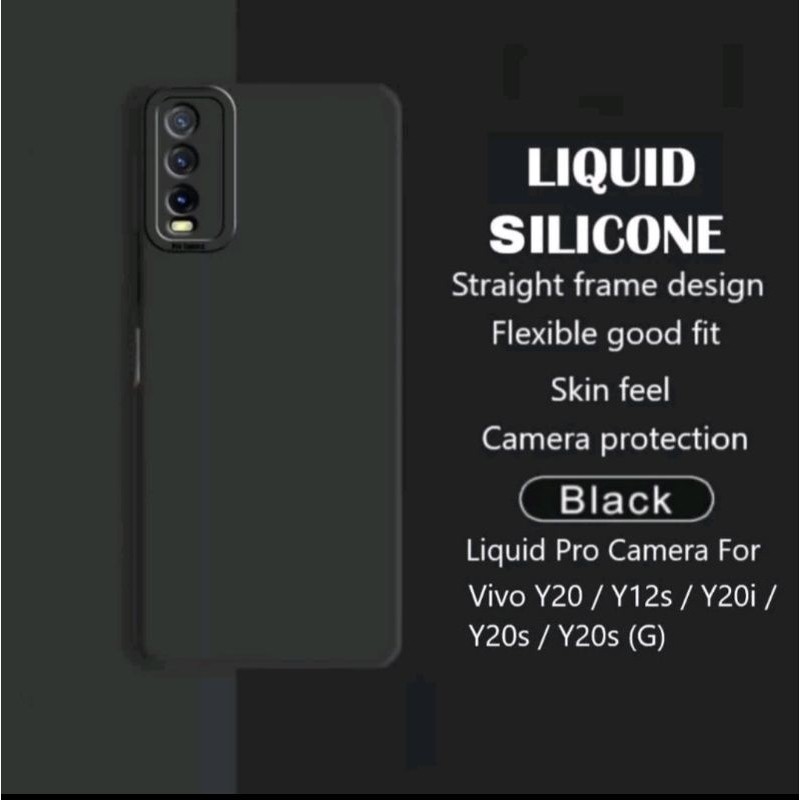 Soft case Pro Camera Black For Vivo Y18 Y28 Y20 / Y12s / Y20i / Y20s / Y20G / Y12 / Y15 Y17 Y17s Y30