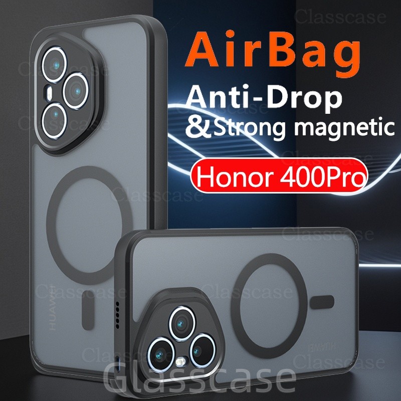 ปลอกสําหรับ Honor 400 pro lite 400pro 400lite 400smart Honor400pro Anti-Scratch โปร่งใส Frosted พร้อมเคสโทรศัพท์แม่เหล็กกันกระแทกป้องกันลายนิ้วมือ Hard ฝาหลัง