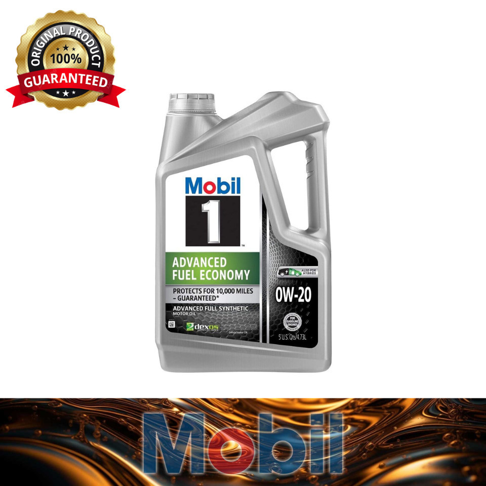120903 MOBIL-0W205L(ECONOMY) Mobil 1TM Advanced Fuel Economy 0W20 Sintetik Penuh Minyak Enjin 4.73L