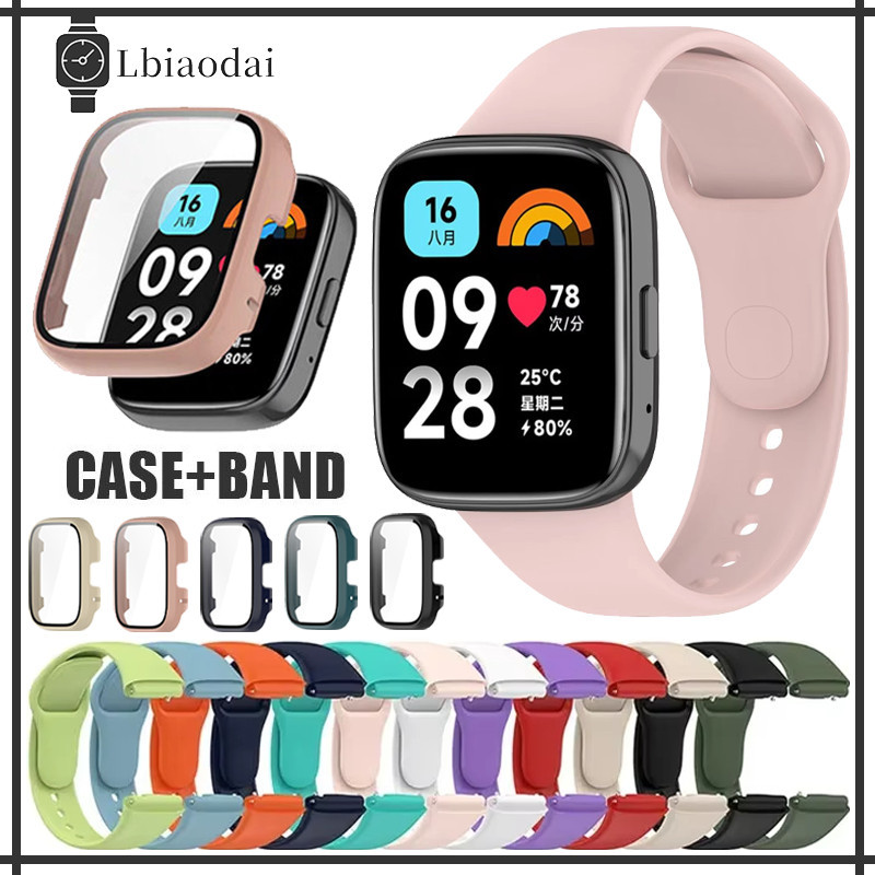 เคสครอบคลุมเต็มจอ for Redmi Watch 3 Active / Redmi Watch 3 Lite เคสปกป้องหน้าจอ อุปกรณ์เสริมสมาร์ทวอทช์