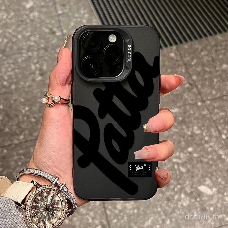 เคสโทรศัพท์ Apple แบบมินิมอลลิสต์ที่มีป้ายภาษาอังกฤษ สำหรับ iPhone 14 Pro Max 13 Pro Max 14 13 12 11