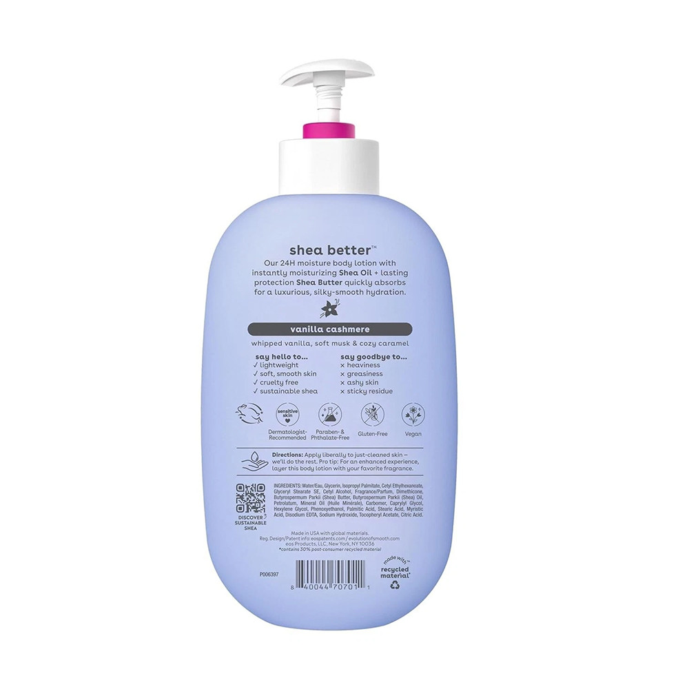 EOS Shea Better 24H Moisture Body Lotion 473ml Vanilla Cashmere