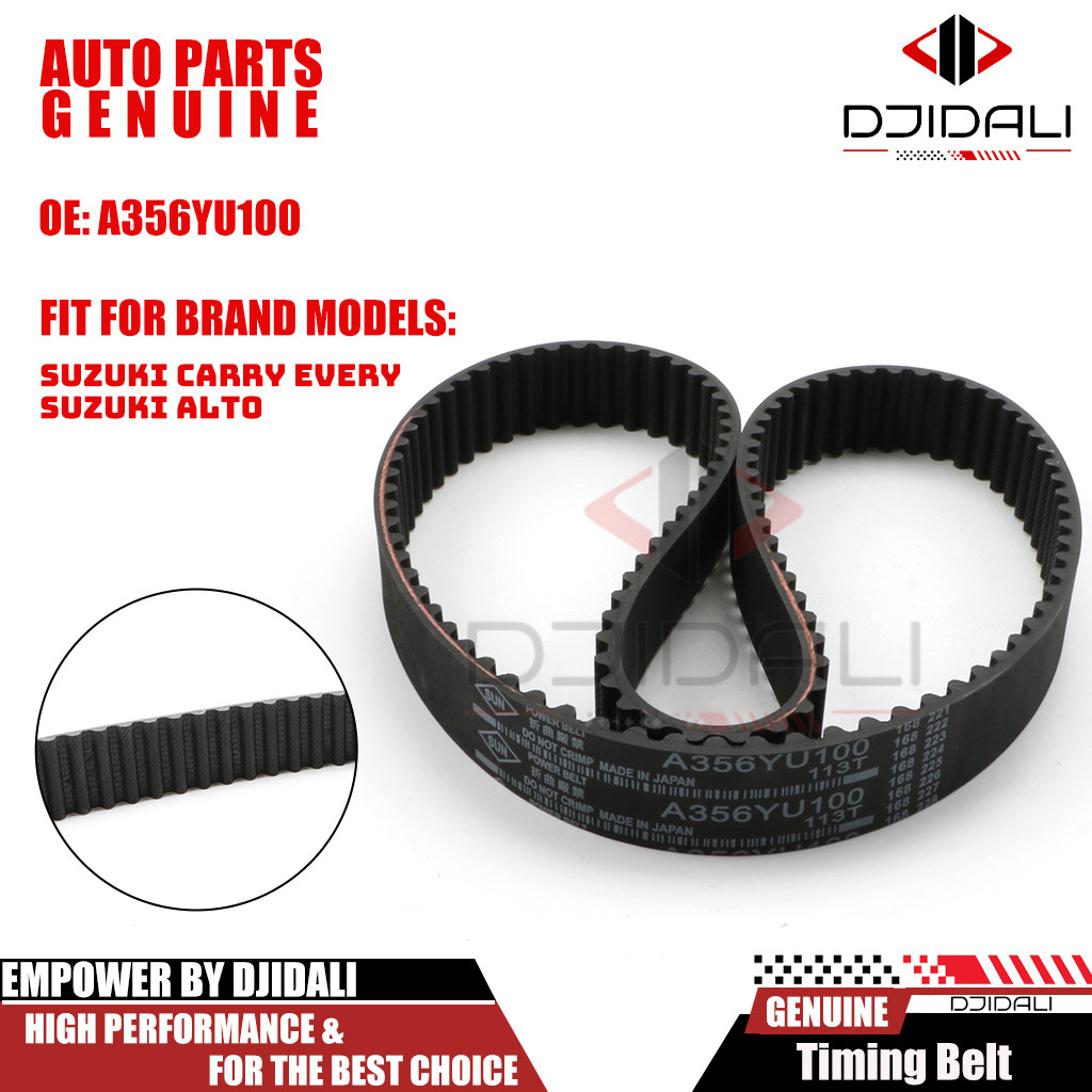 A356YU100 สายพานไทม์มิ่งเหมาะกับ Suzuki Carry ทุก Alto DB51T DD51T F6A Non-Turbo