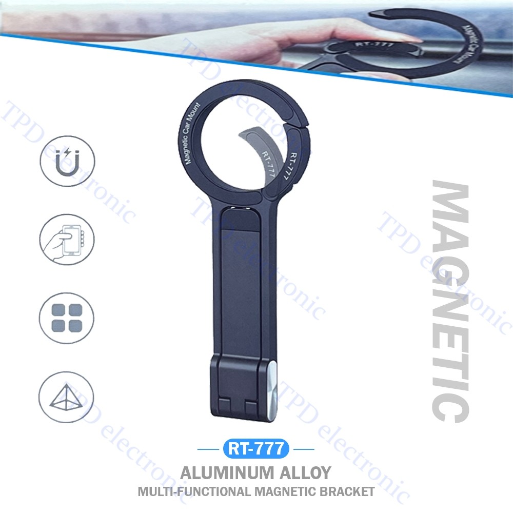 RT-777 ขาตั้งยึดโทรศัพท์แม่เหล็กอเนกประสงค์  ALUMINUM ALLOY MULTI-FUNCTIONAL MAGNETIC BRACKET