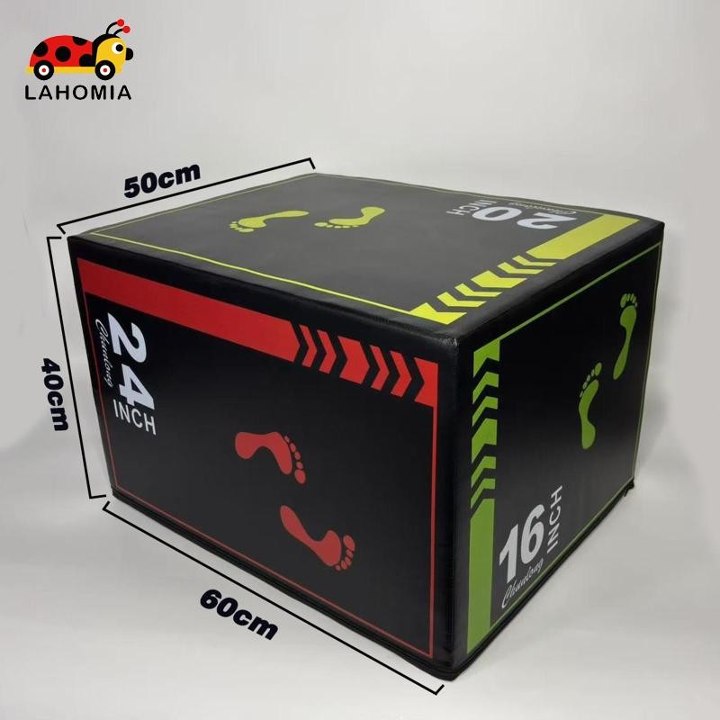 [Lahomia] 3in1 Plyometrics Jump Box อุปกรณ์ฟิตเนสอเนกประสงค์ 40*50*60cm