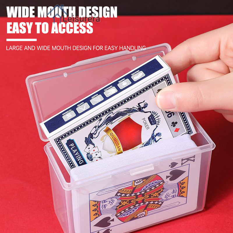 ✨กล่องแยกนามบัตร กล่องเก็บไพ่โป๊กเกอร์ กล่องเก็บบัตรประชาชน กล่องเก็บพลาสติก🍀 - รูปที่ 4