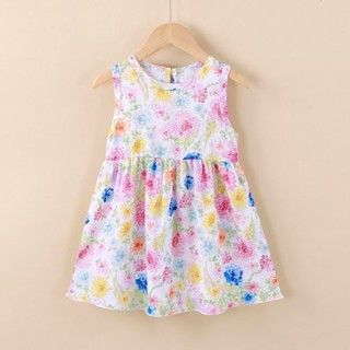 ลายดอกไม้สำหรับเด็กผู้หญิง ดีไซน์น่ารักๆ ใส่สบายๆ ผ้าพริ้วสว…