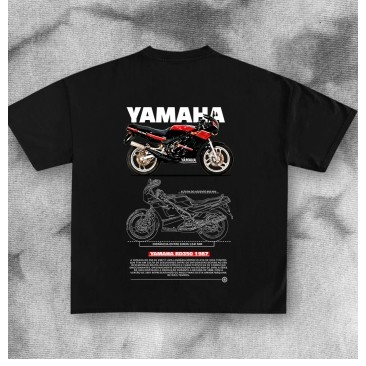 เสื้อยืด Yamaha Rd350 1987 เสื้อไมโครไฟเบอร์ Limited Edition