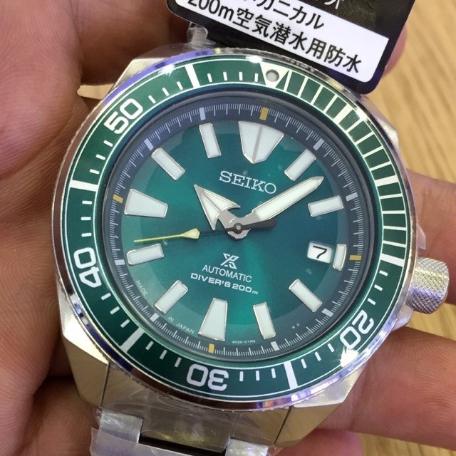 Seiko Prospex Hulk Green Samurai 200M SBDY043