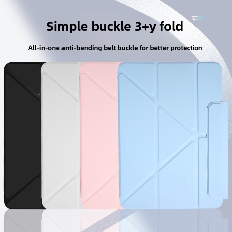 2025 ใหม่สําหรับ OPPO Pad SE Pad4 Pro Pad3 Pro Pad3/Pad2 Pad Air2/Neo Pad Air Pad11 OnePlus Pad 3/2 Pro Pad Pro12.1 Pad Go 3 + Y พับแม่เหล็กหัวเข็มขัด TPU ป้องกันหนัง ราคา ถูกที่สุด ดีลบีเคเค แกลเลอรีภาพที่ 3