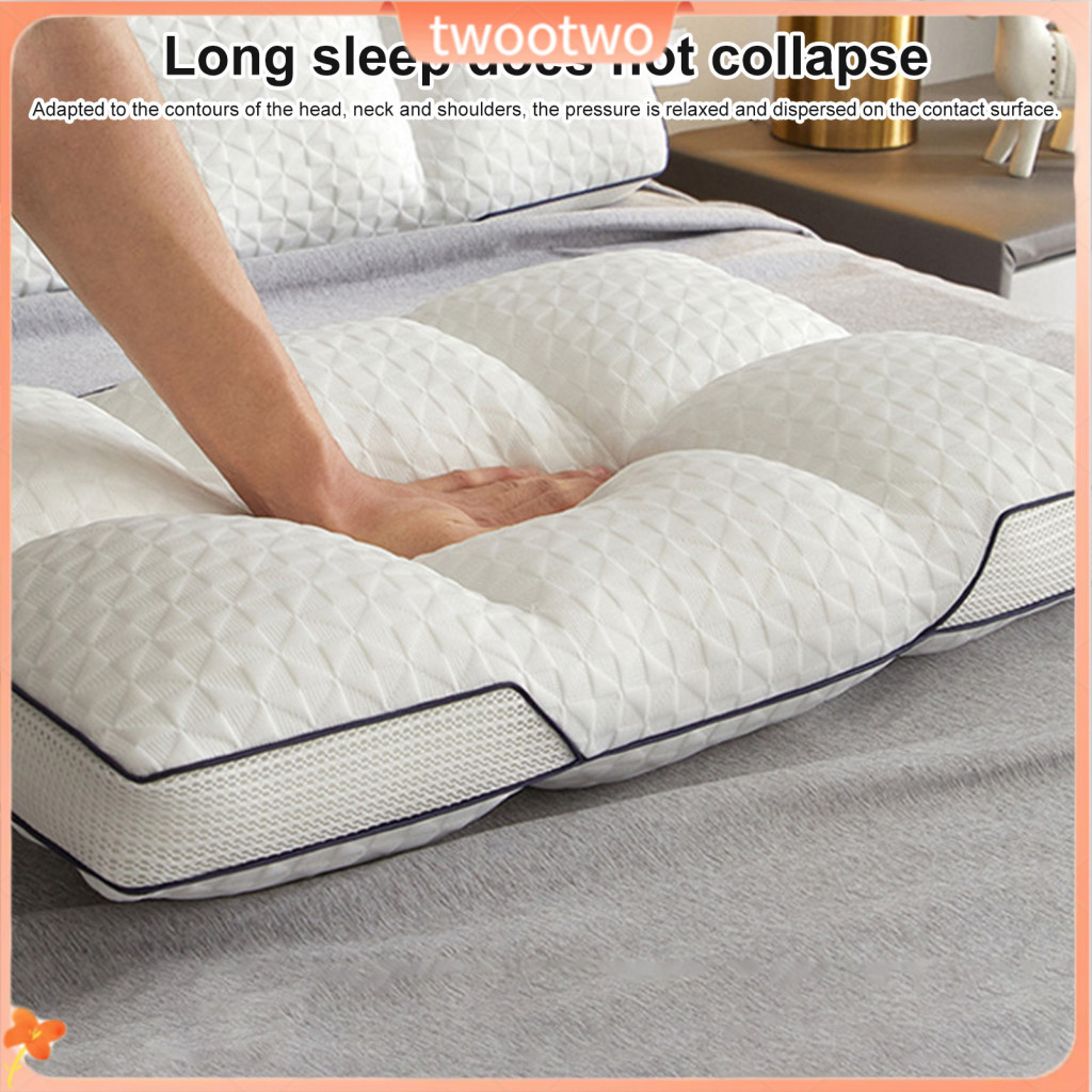 Twt โพลีเอสเตอร์คอศัลยกรรมกระดูกหมอนเตียงอุปกรณ์ผู้ใหญ่คอป้องกันหมอนศัลยกรรมกระดูกระบายอากาศได้