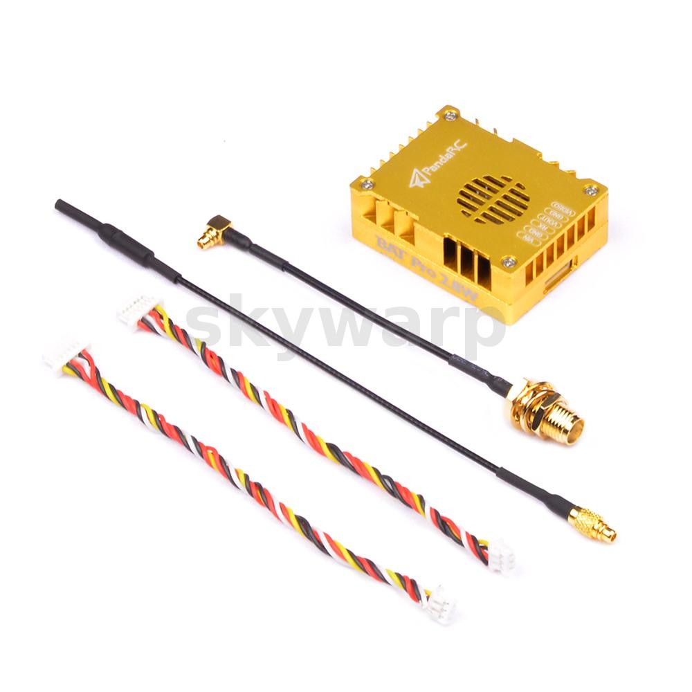 PandaRC BAT PRO 2.8W 64CH 4.9G 5.8G 6G VTX 6-36V รองรับ OSD ปรับการส่งภาพสําหรับ FPV Racing โดรน