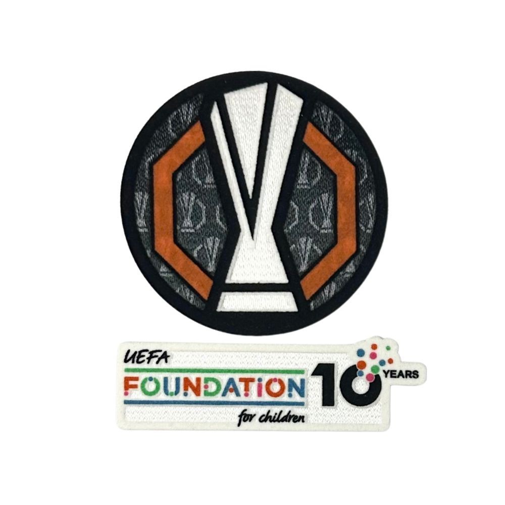 OFFICIAL 2025-26 UEFA Europa League + Foundation 10 Years Anniversary Patch