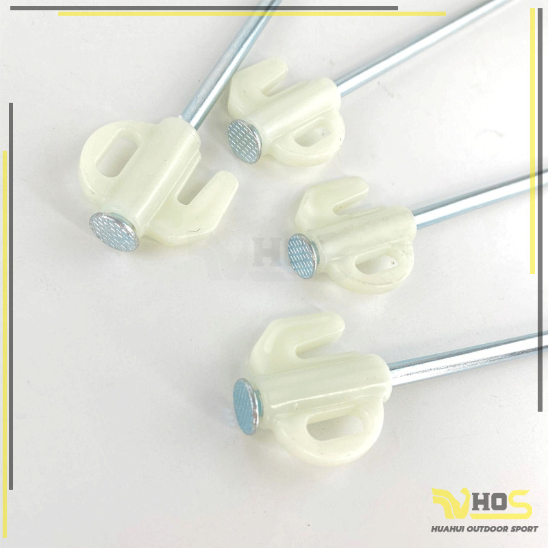 วัสดุเหล็กเคลือบกันสนิม หมุดยึดเต็นท์ที่จับกสะท้อนแสง สมอบกเหล็ก อุปกรณ์แคมป์ปิ้ง เต๊นท์และอุปกรณ์เสริม - รูปที่ 7