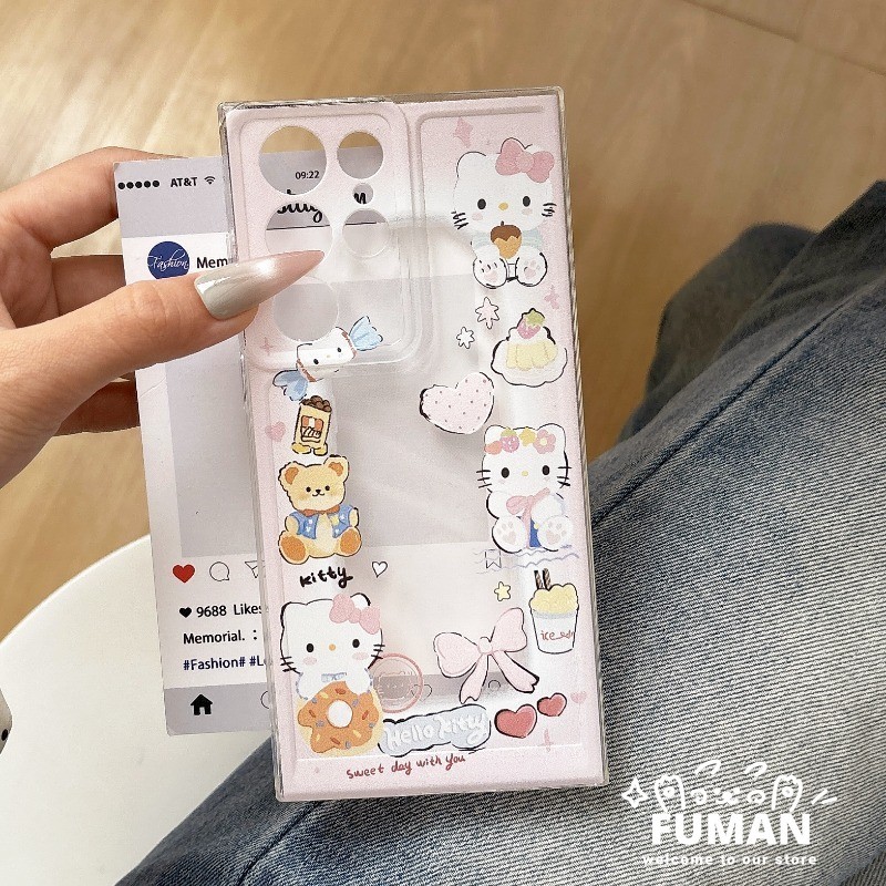 น่ารัก HelloKitty เคสโทรศัพท์สําหรับ Vivo X200 Pro Mini Ultra X100 X90 X80 X70 X60 X50 X50E X30 Pro 