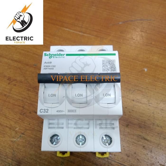 MCB ic60n 3phase 32a Schneider