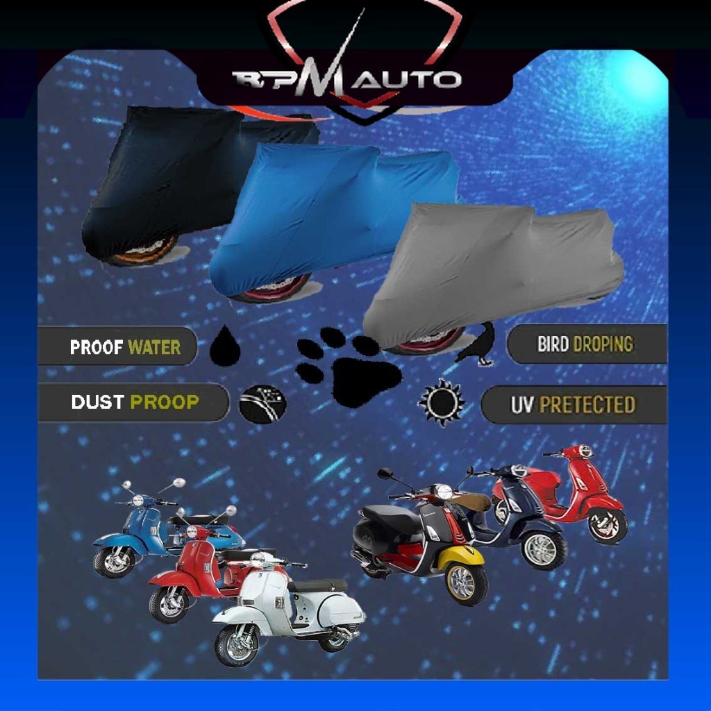 VESPA ผ้าคลุมมอเตอร์ไซค์กันน้ํา Slimut PRIMAVERA-50 125 PRIMAVERA-150 PX-125 PX-150 PX-200