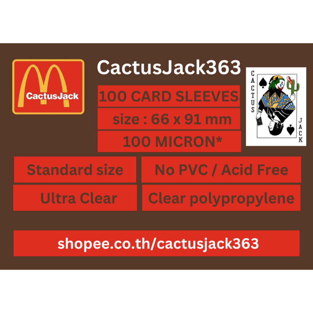 ซองใส ใส่การ์ด 1ถุง มี 100ชิ้น card sleeve แบบหนา100ไมครอน 66x91mm ใส่การ์ดpokemon, one piece และอื่นๆ