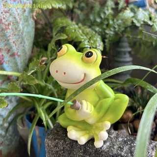 TimeHee Creative กบตกปลาตุ๊กตาสัตว์ประติมากรรมสําหรับสวนตลกกลางแจ้งภูมิทัศน์รูปปั้นสัตว์ Figurine เครื่องประดับสะสม TH