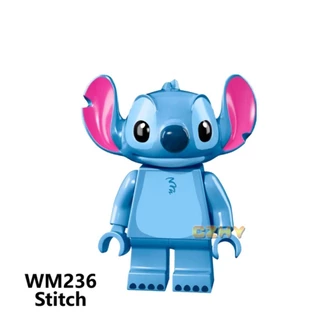 ภาพยนตร์ที่มีชื่อเสียงการ์ตูน Stitch Angel Lilo Building Blocks ตัวเลขการศึกษา Collective ของเล่นสําหรับเด็ก