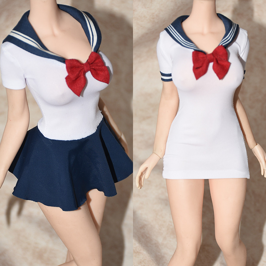 [ไม่ย้อม] 1: 6 tbleague ชุดนักเรียนทหารหญิงชุดกะลาสี