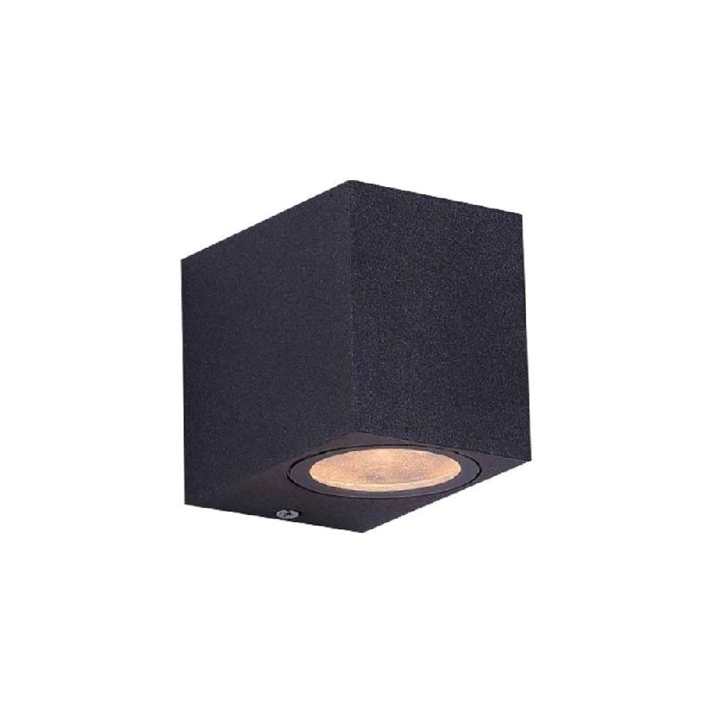 MAX LIGHT TH-RT ไฟผนังGU10/1 UDL8065S-1GU SBK IP44