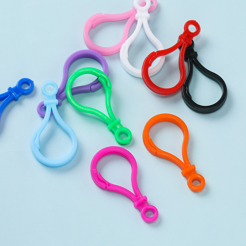 St. kunkka 20 ชิ้นพวงกุญแจเล็บกุ้งก้ามกรามพลาสติก Claw Hook สําหรับ DIY และของที่ระลึกระทำเอง