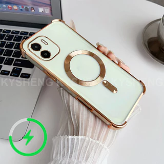 เคสสําหรับRedmi A1 A2 plus 4Gเคสโทรศัพท์TPUชาร์จแม่เหล็กสี่มุมAnti Dropโปร่งใสSoft shell WBQ