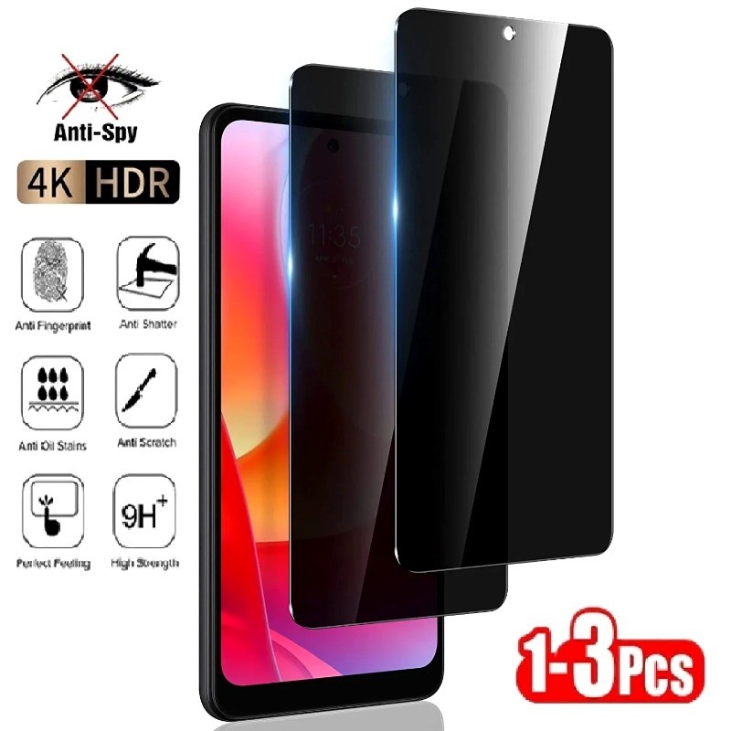 ความเป็นส่วนตัวฟิล์มกระจกนิรภัยใสสําหรับ Motorola Moto G100 G86 G84 G82 G75 G73 G72 G71s G71 G64 G62 G60S G60 G56 G55 G54 G53 G52 G51 Power 5G Anti-Proof ป้องกันหน้าจอน้ํามัน