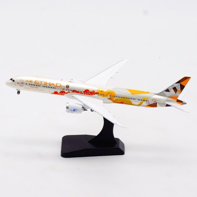 JC Wings 1: 400 เครื่องบินรุ่น Attihad Airlines B787-10 A6-BMD Huaxialong