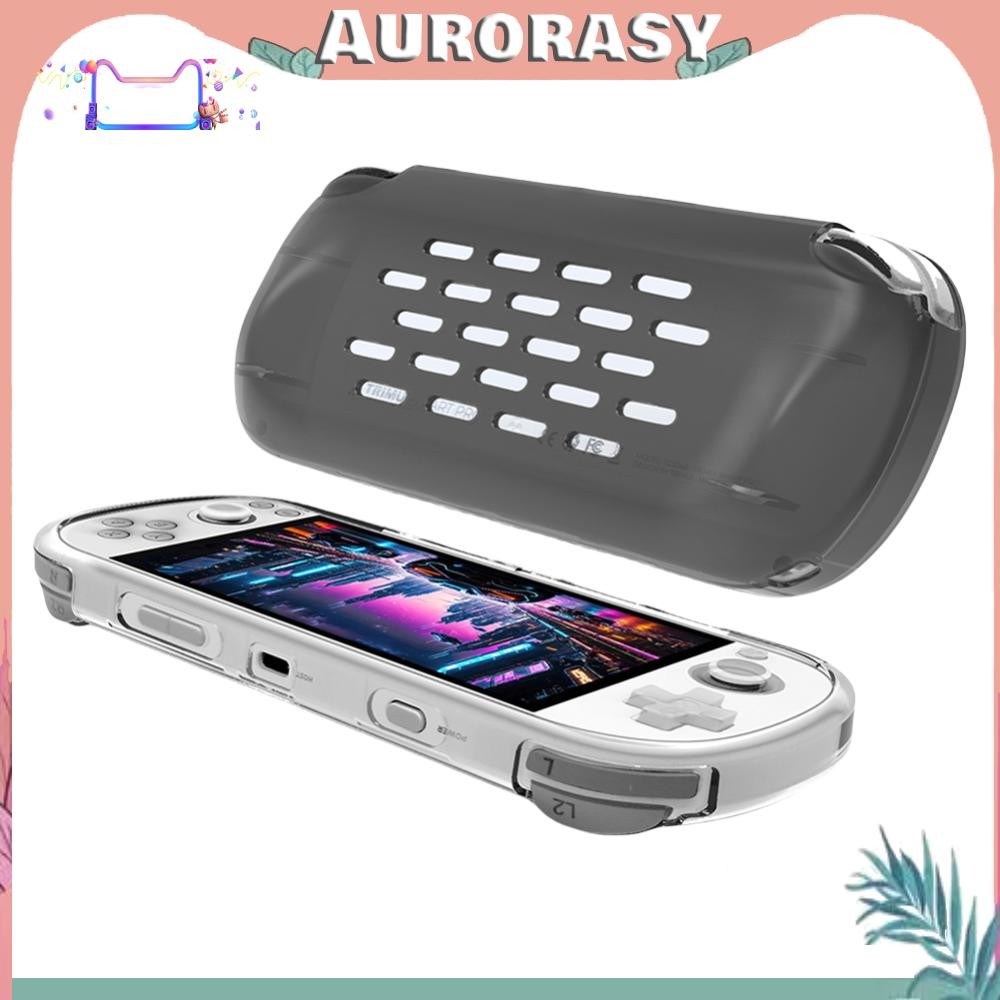 ฝาครอบป้องกันเคส TPU แบบใสสําหรับคอนโซลเกมมือถือ Trimui Smart Pro