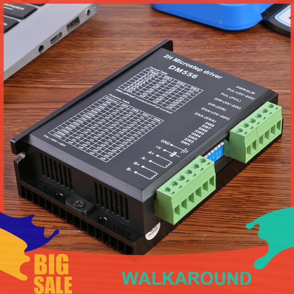 DM556 Stepper Motor Driver 2-Phas Digital Stepper Motor Driver สําหรับ Nema 23 สําหรับ Nema 23 34 St