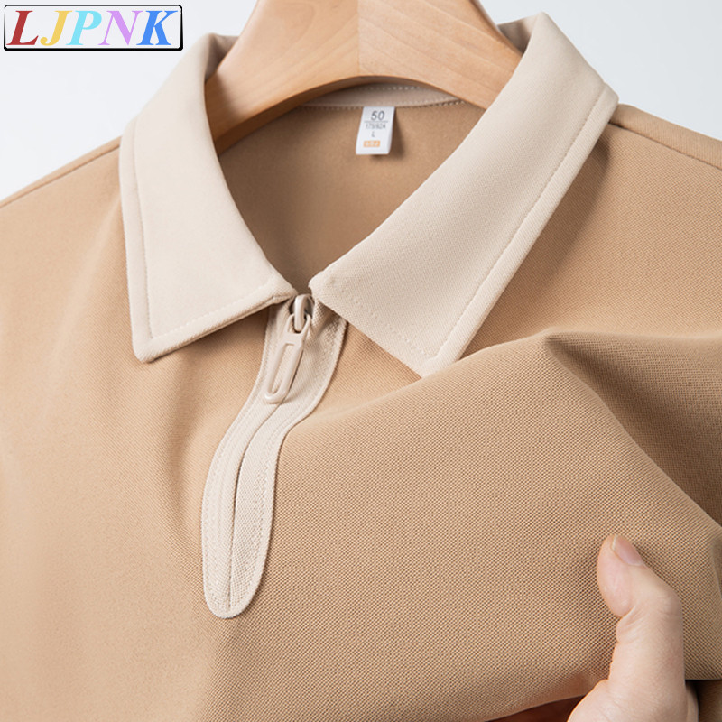 LJPNK เสื้อโปโลฤดูร้อน Unisex – สไตล์เกาหลีสีสันสดใส Fit Skin-Friendly & Airy Fabric