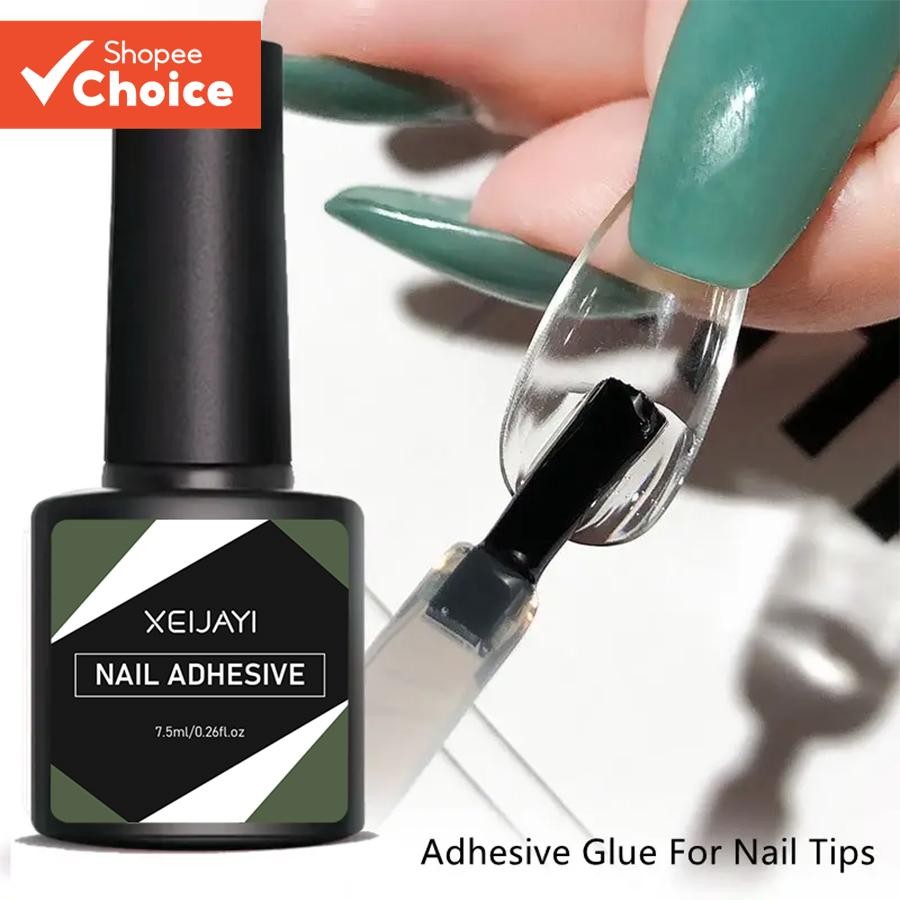 XEIJAYI 1 PC Sticky Nail Glue -Quick-Drying, Strong Sticking, UV Gel Nail Art กาวอะคริลิคสําหรับอุปกรณ์เสริม & เคล็ดลับเล็บปลอม