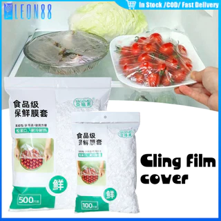 ของมาใหม่！ชุด500ชิ้น ถุงเก็บสดในตู้เย็น ผ้าคลุมชามแบบใช้แล้วทิ้ง วัสดุPE เกรดอาหาร แบบยืดได้