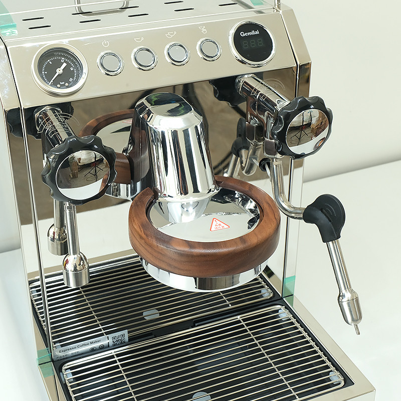 [แนะนํา] Gmilai 3145 Brewing Head Anti-Scalding แหวนวอลนัท E61 เครื่องชงกาแฟไม้เนื้อแข็งฉนวนกันความร้อน Anti-Scalding Rack ดัดแปลงอุปกรณ์เสริม