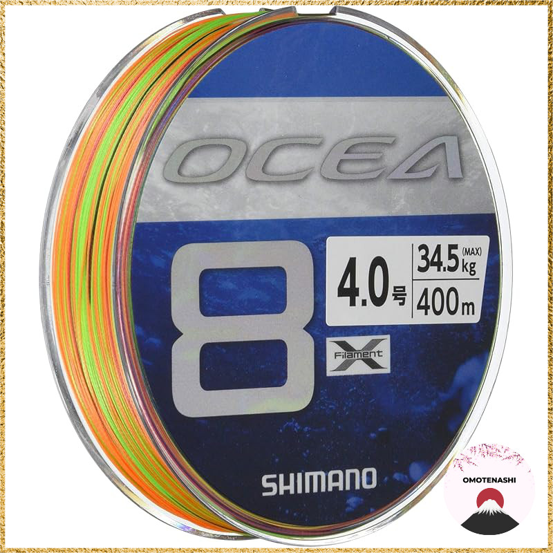 Shimano Ocia 8 Fishing Line 400m 4.0号 5 Colors LD-A81S