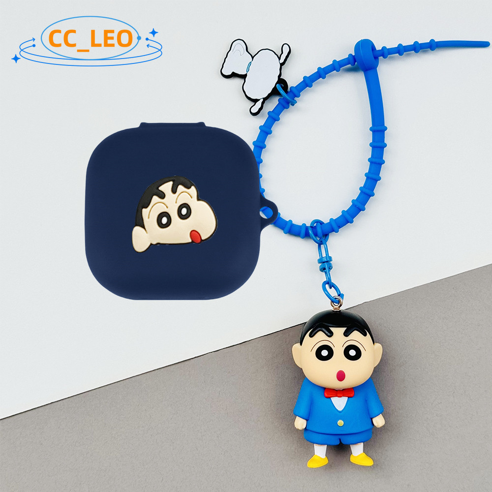 For Anker Soundcore C40i Case Cute Crayon Shin-chan Keychain Pendant Cartoon Soundcore C40i Shockpro