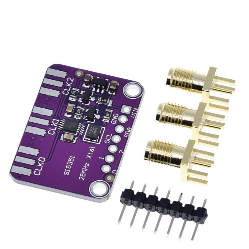 DC 3V-5V CJMCU-5351 Si5351A Si5351 I2C นาฬิกาเครื่องกําเนิดไฟฟ้า Breakout Board โมดูลสัญญาณเครื่องกํ