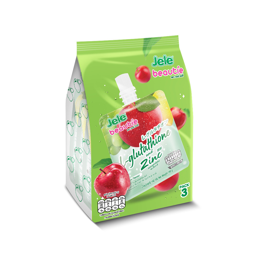 [แพ็ค 3] Jele เจเล่บิวตี้ ขนาด 140 กรัม (เลือกรสได้) - รูปที่ 2
