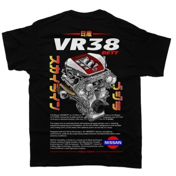 Vr38 Dett เสื้อยืด / Unisex / ผู้ที่ชื่นชอบรถ / Drifting Drag Jdm