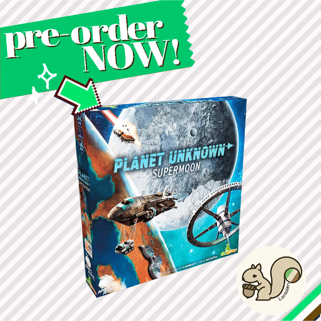 Planet Unknown Supermoon Expansion Retail Edition Board Game ส่วนเสริม บอร์ดเกม [Pre-Order]