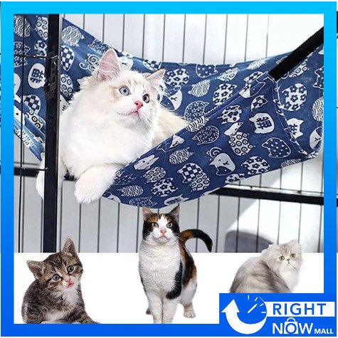 Rightnow Buaian Kucing ที่นอนแมว/เตียงสัตว์เลี้ยง Cat Hammock แขวน/เท้า Kucing Buaian Kucing/Buai Ku