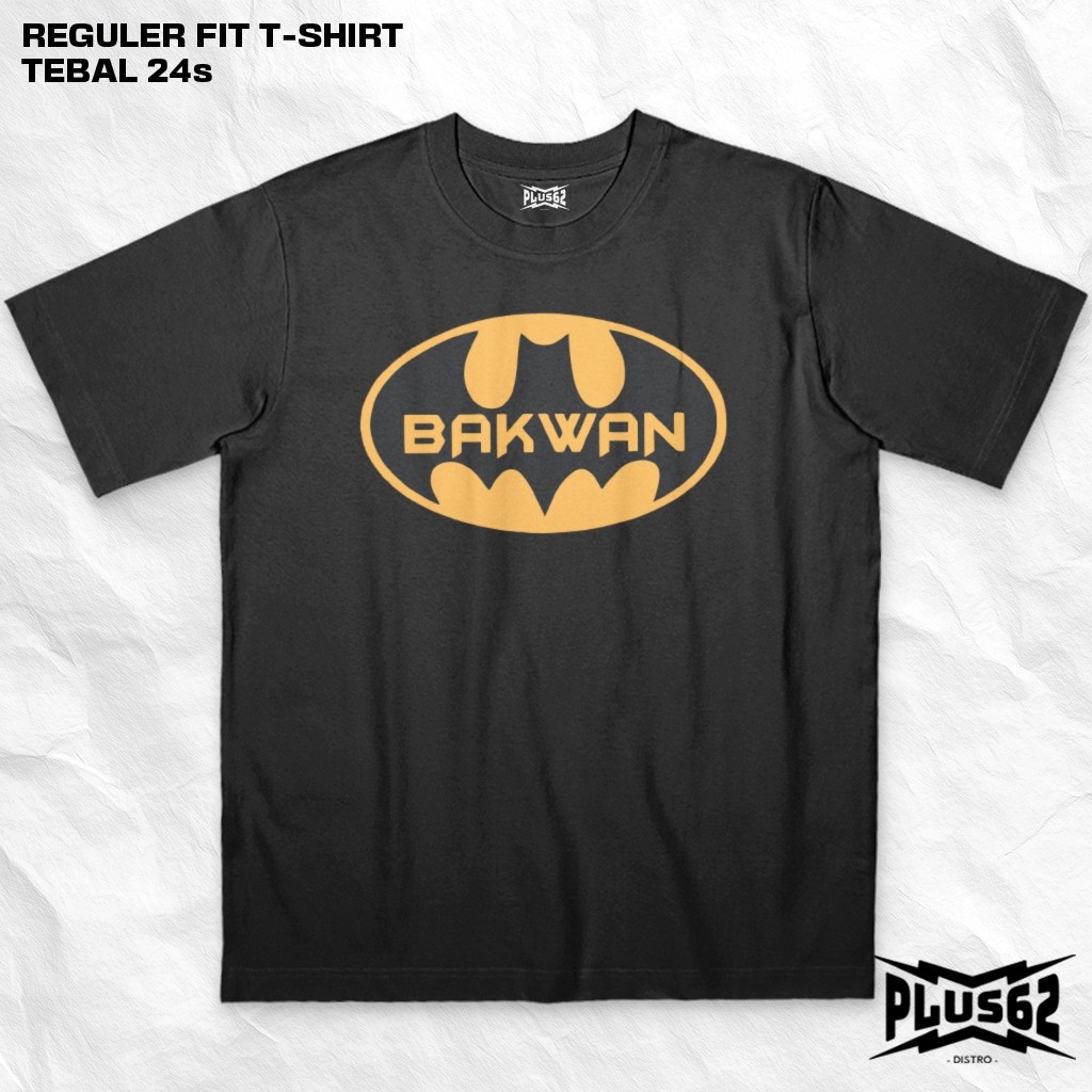 Plus62 Distro - เสื้อยืดซีรีส์ต้นฉบับ 24s หนาระดับพรีเมียม - Bakwan - ED0031