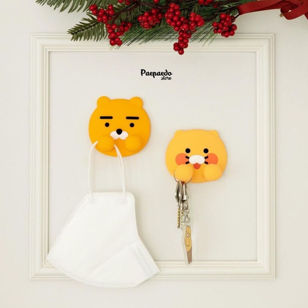 🛒พร้อมส่ง KAKAO FRIENDS Multi Holder / Hook ที่แปะผนังสำหรับแขวน แมส กุญแจ สิ่งของชิ้นเล็ก นำ้หนักเบา