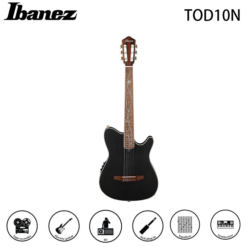 Ibanez TOD10N Tim Henson Signature Nylon กีต้าร์โปร่ง-ไฟฟ้า