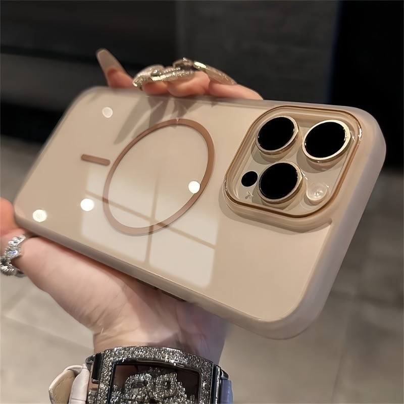 คริสตัลใสเคสโทรศัพท์แม่เหล็กที่แข็งแกร่งสําหรับ ไอโฟน 17 11 12 13 14 15 16 มือโปร สูงสุด ปลอกกันกระแทกขอบนุ่ม ทีพียู ป้องกันรอยขีดข่วนฝาหลัง