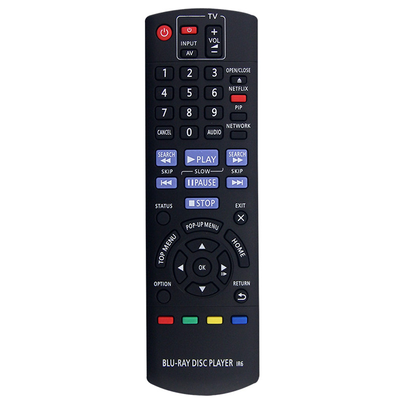 เข้ากันได้กับ Panasonic N2QAYB000734/739 รีโมทคอนโทรลสําหรับ DMP-BD87/BD77/BD871/BD77GN อะไหล่