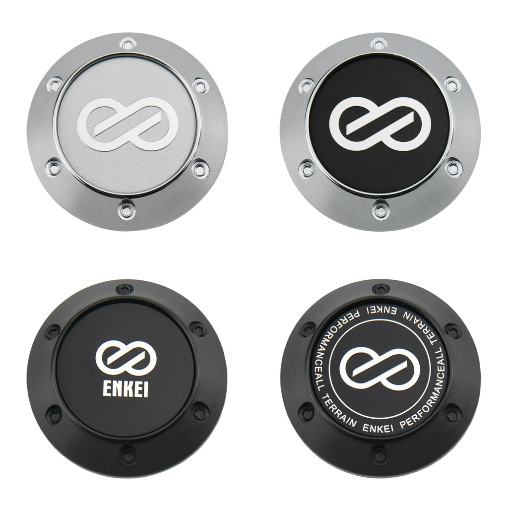 1ชุด/4ชิ้น ENKEI ป้าย เส้นผ่าศูนย์กลางภายนอก 64มม ฝาครอบดุมล้อ ฝาปิดดุมล้อ 68มม ฝาครอบล้อ ฝาดุมล้อ ฝาครอบดุมล้อรถเก๋ง